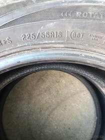 225/55 R18 Cooper, zimní sada pneumatik, 1ks-500,-Kč - 3