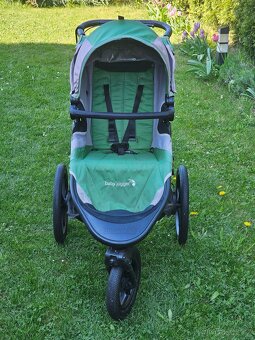 Kočárek Baby Jogger Summit X3 – zelený + pláštěnka a síťka p - 3
