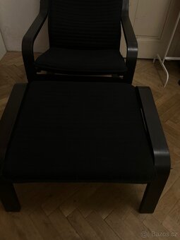 IKEA Poang křeslo s podnožkou - 3