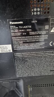 Televize Panasonic 42° (106cm) - 3