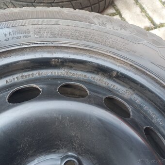plechové disky + zimní pneu 205/55 R16 - 3