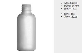 Plastové PET lahvičky 115ml, 215ml a rozprašovače - 3