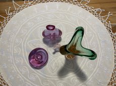 Historické barevné hutní sklo - designové - 3