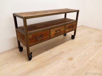 TV stolek v industriální stylu - 3