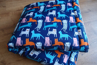 NOVÉ přebalovací podložky 70x80cm, tyrkysová 80x80 cm - 3