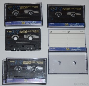 Magnetof.kazety MC TDK SA 120min., typ II chrom, CRO2,6 ks - 3