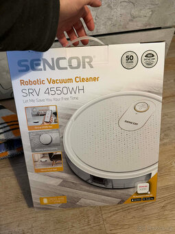 Prodám nový robotický vysavač Sencor SRV 4550WH - 3