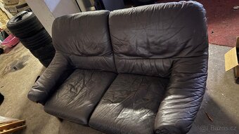 Kožená sedačka 3+2 - 3