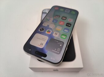 apple iphone 16 PRO 128gb White Titanium 92% Batéria - 3