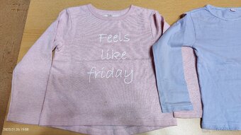 Dívčí mikina + tričko vel. 116/122 - 3