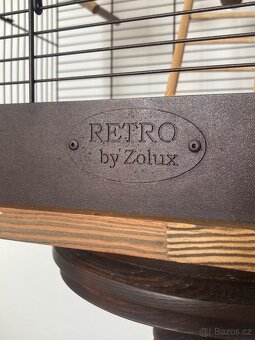 Klec ptáci RETRO MADELEINE kov/dřevo 54x34x53cm Zolux a hrač - 3