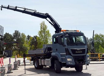 MAN TGS 18.480 4x4 - sklápěč s hydraulickou rukou HIAB - 3