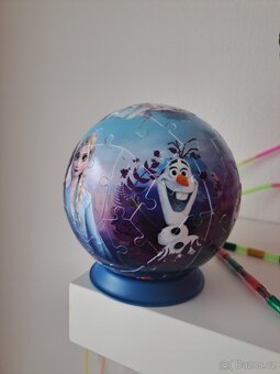Svítící 3D puzzle Frozen - 3