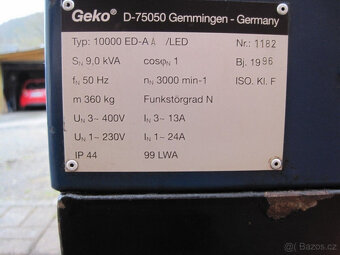 generátor, elektrocentrála, diesel, Geko - 3