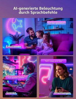 Neonový LED pásek Lepro AI N1 - 6m - 3