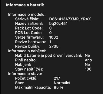 MacBook Air M1 8GB / 256GB – výborný stav - 3