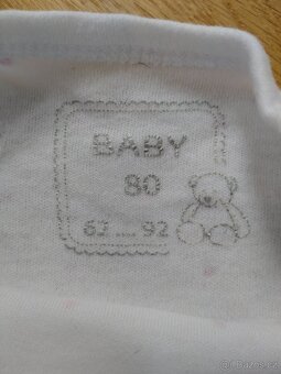 Vánočni šatičky/bodyčko sobík (80) - 3