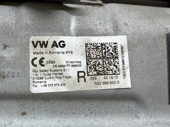 Kolenni airbag Skoda Octavia 3 2013-2017 - 3