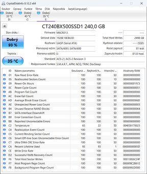 Crucial BX500 240GB SSD 2,5" - 3