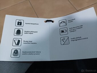 Bezpečnostní SMART batoh s USB konektorem - 3