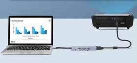 Value Multiport adaptér USB C(M) -> HDMI A(F), 3x USB3.0 - 3