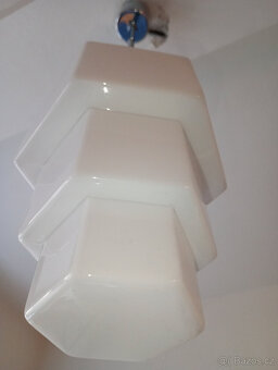 Lustr Skyscraper Art Deco ,Brutalismus,RETRO,3ks - 3