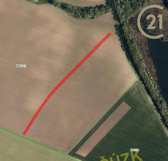 Milonice, zemědělské pozemky, 5 446 m2 - 3