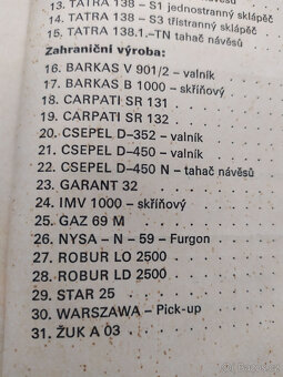 SCHEMATA El. ZAPOJENÍ UŽITKOVÝCH AUTOMOBILŮ, 1967 - 3