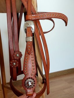 Zdobená uzdečka Tom Zajac- komplet - 3