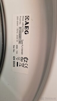 Pracka AEG Lavamat L85470SL (motor 10 let zaruka platna) - 3