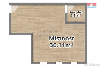 Pronájem kanceláře 39 m² Karlovarská ul. Plzeň - 3
