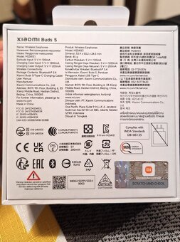 Nova Xiaomi Buds 5 sluchátka - 3