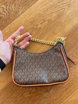 🤎 Elegantní hnědá kabelka s řetízkem 1:1 Michael kors, MK - 3