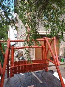 Dřevěná houpačka   NOVÁ - 3