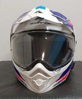 Moto přilba SCORPION ADX-2 CAMINO perleťová vel.M - 3