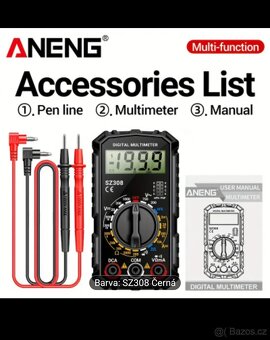 Digitální multimetr SZ308, nový. - 3