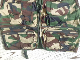 Nepoužitá maskáčová pánská vesta XL - 3