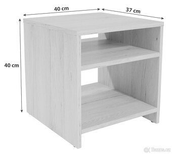 Odkládací stolek dub Artisan - 3