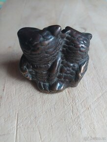 Sova - symbol moudrosti bronz - 3