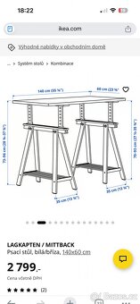 Psací stůl Ikea - 3
