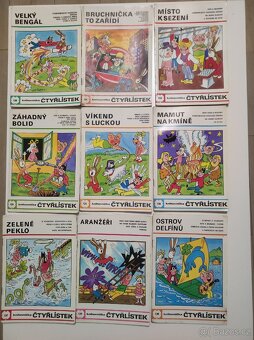 Časopis čtyřlístek různá vydání 19 ks rok 1984 - 3
