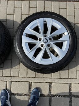 Alu kola Rotare Škoda Octavia 4 205/55/17 zimní - 3