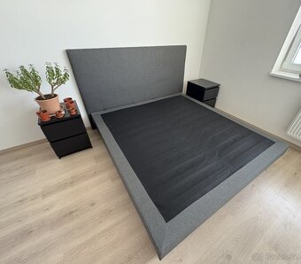Čalouněná postel ENZIO Kansas Boxspring Standard 180x200 cm - 3