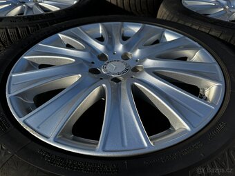 Originál alu kola Mercedes 5x112 R18 S-class zima - 3