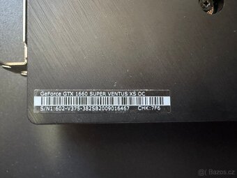 MSI gtx 1660, 6gb Super Ventus - 3