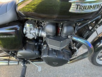 Triumph Bonneville T100 2014, TOP STAV nájezd 4.600 km - 3