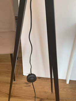 Stojací lampa černá, 49/158 cm - 3