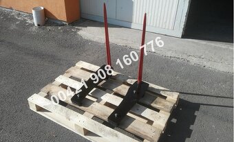 Prodám nové držáky hrotů na balíky, vidle na seno… - 3