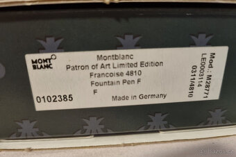 Montblanc Francois 1. Patron of Art Plnicí pero 4810 Edition - 3