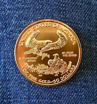 Zlatá mince 1 oz American Gold Eagle - 3